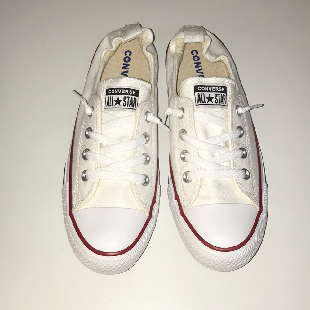 White Shoreline Slip Converse - Women’s size 9 US